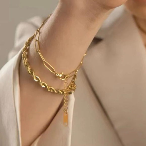 Jewelry - “Evelyn” Paperclip Chain Bracelet